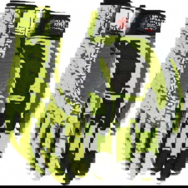 Cut, Puncture & Abrasive-Resistant Gloves: Size L, ANSI Cut A5, ANSI Puncture 5, Synthetic Leather, HPPE